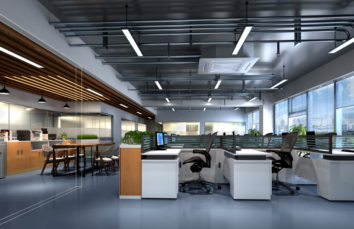 上海汉钟精机办公室装修